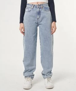 Minga London Denim Dad Jeans In Light Blue