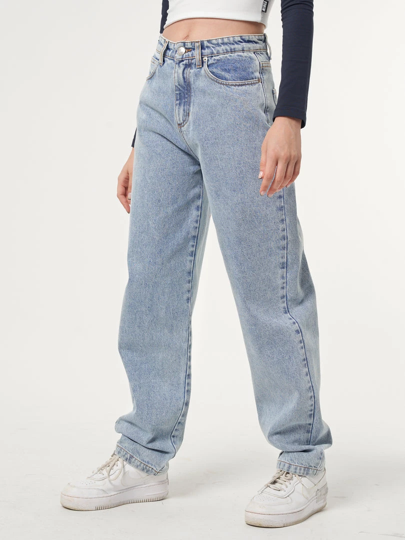 Minga London Denim Dad Jeans In Light Blue