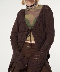 Minga London Clothing Fairy Asymmetric Tie Front Cardigan