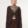 Minga London Clothing Fairy Asymmetric Tie Front Cardigan