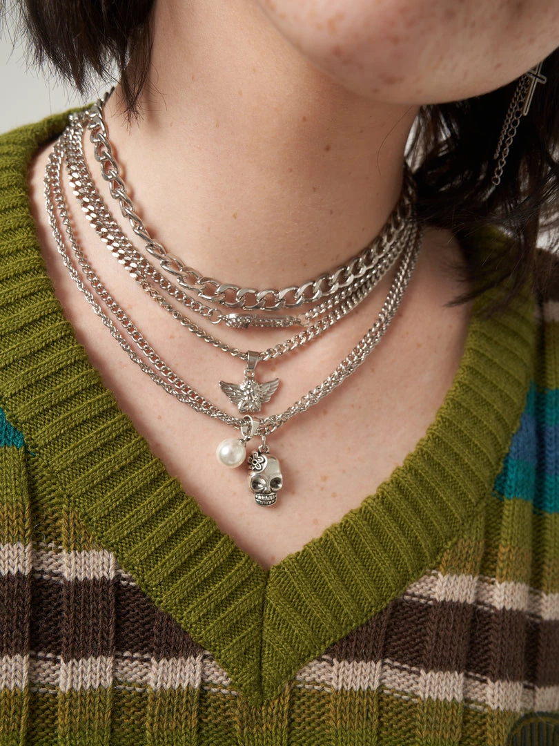 Minga London Grunge Forever Necklace Set Clothing