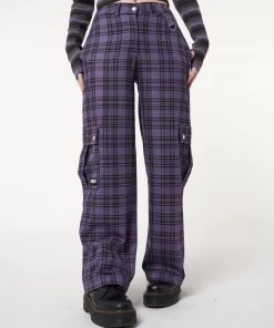 Minga London Harlow Plaid Utility Pants Clothing