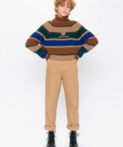 Minga London Honey Bear Knitted Striped Jumper Clothing