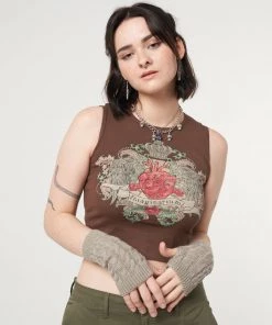 Minga London Imaginarium Diamante Vest Top