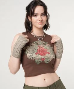 Minga London Imaginarium Diamante Vest Top