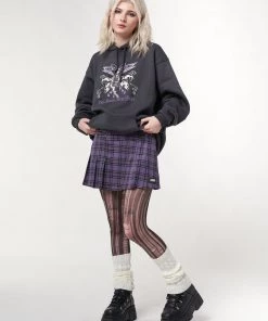 Minga London Clothing Lana Plaid Pleated Mini Skirt