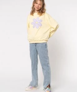 Minga London Clothing Daisy Gingham Yellow Sweater