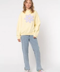 Minga London Clothing Daisy Gingham Yellow Sweater