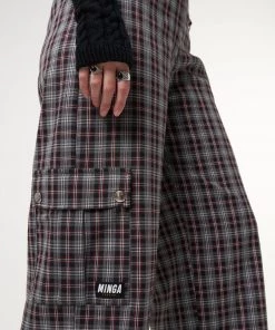 Minga London Margo Plaid Utility Pants Most Wanted