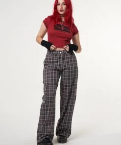 Minga London Margo Plaid Utility Pants Most Wanted