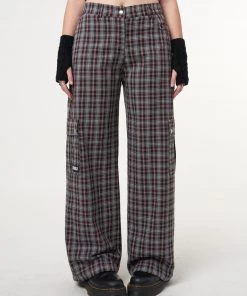 Minga London Margo Plaid Utility Pants Most Wanted