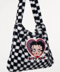 Minga London Minga X Betty Boop Check Fluffy Bag