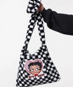 Minga London Minga X Betty Boop Check Fluffy Bag