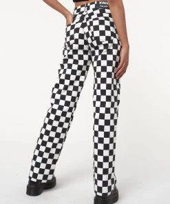 Minga London Clothing Minga X Betty Boop Check Jeans