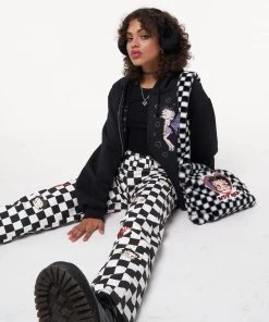 Minga London Clothing Minga X Betty Boop Check Jeans