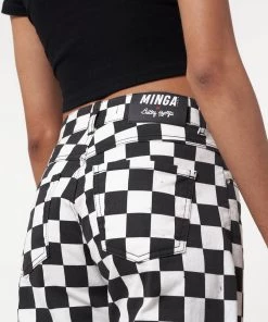 Minga London Clothing Minga X Betty Boop Check Jeans