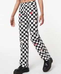 Minga London Clothing Minga X Betty Boop Check Jeans