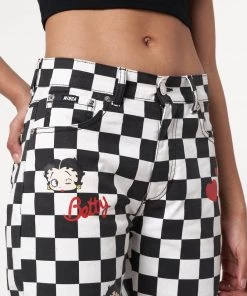 Minga London Clothing Minga X Betty Boop Check Jeans
