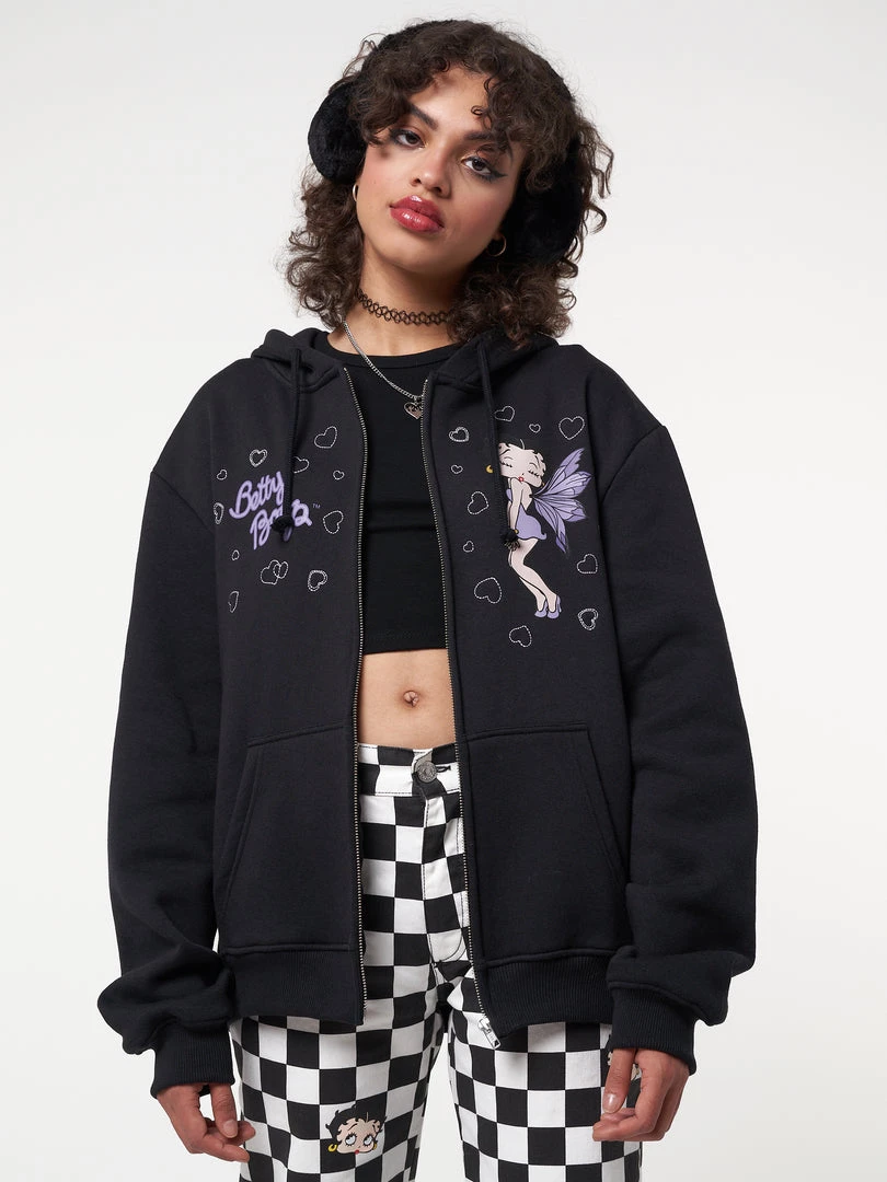 Minga London Minga X Betty Boop Hoodie Jacket