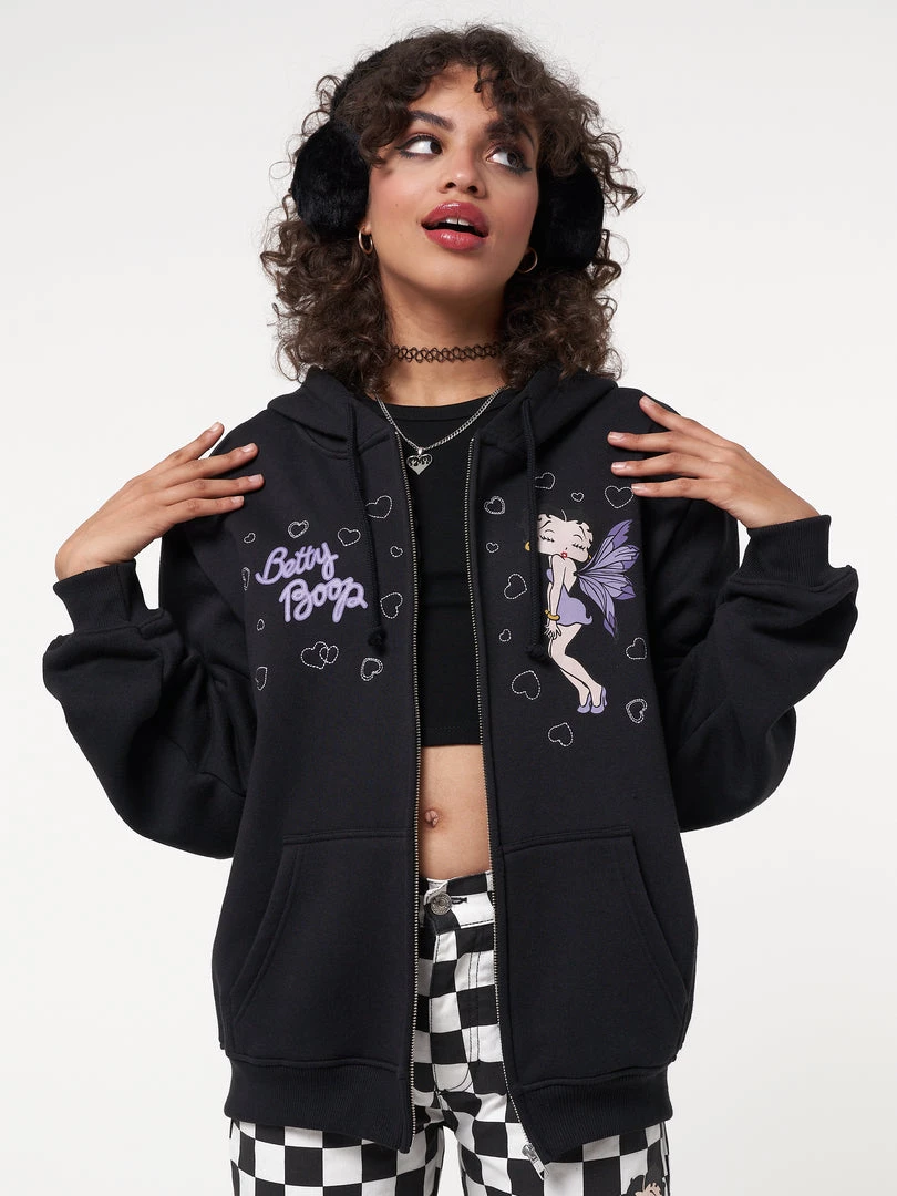 Minga London Minga X Betty Boop Hoodie Jacket