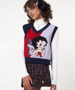 Minga London Minga X Betty Boop Knit Vest Clothing