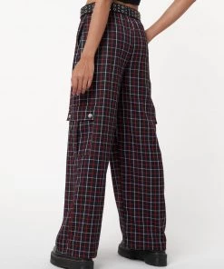 Minga London Clothing Minga X Betty Boop Plaid Utility Pants