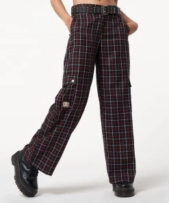 Minga London Clothing Minga X Betty Boop Plaid Utility Pants