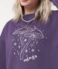 Minga London Clothing Mystic Mushrooms Sweater