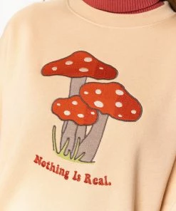 Minga London Nothing Is Real Mushroom Sweater