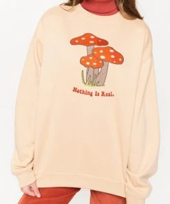 Minga London Nothing Is Real Mushroom Sweater