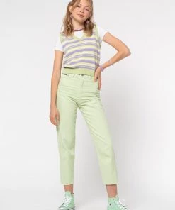 Minga London Pastel Striped Knit Sweater Vest Clothing