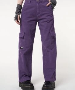Minga London Purple Haze Corduroy Cargo Pants