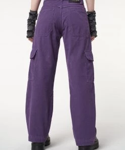 Minga London Purple Haze Corduroy Cargo Pants