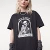 Minga London RIP Skeleton Black T-shirt