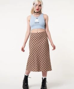 Minga London Texas Star Ribbed Vest Top Clothing