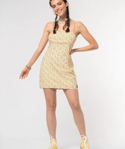 Minga London Clothing Fresh Oranges Mini Dress