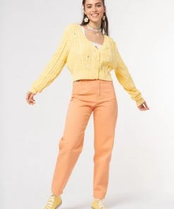 Minga London Flower Child Cable Knit Cardigan