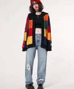 Minga London Minga X Strangervinyl Daisy Baggy Jeans Clothing