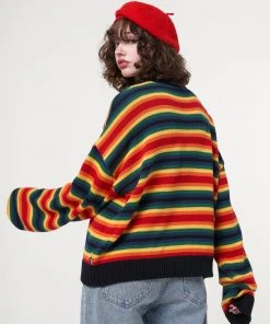 Minga London Minga X Strangervinyl Emotional Striped Knit Jumper