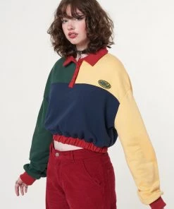 Minga London Clothing Minga X Strangervinyl Primary Colour Block Polo