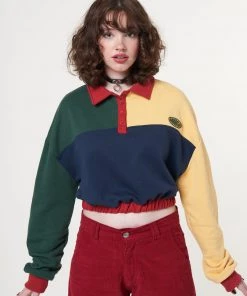 Minga London Clothing Minga X Strangervinyl Primary Colour Block Polo