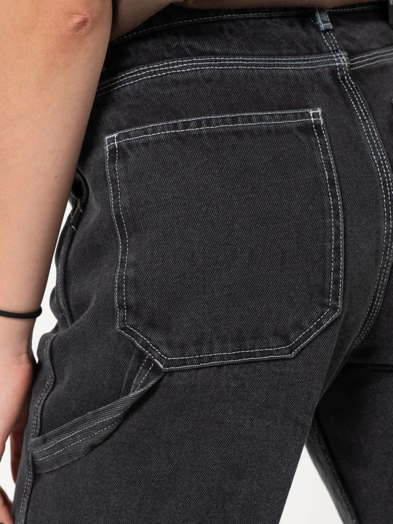 Minga London Clothing Carpenter Jeans In Washed Black