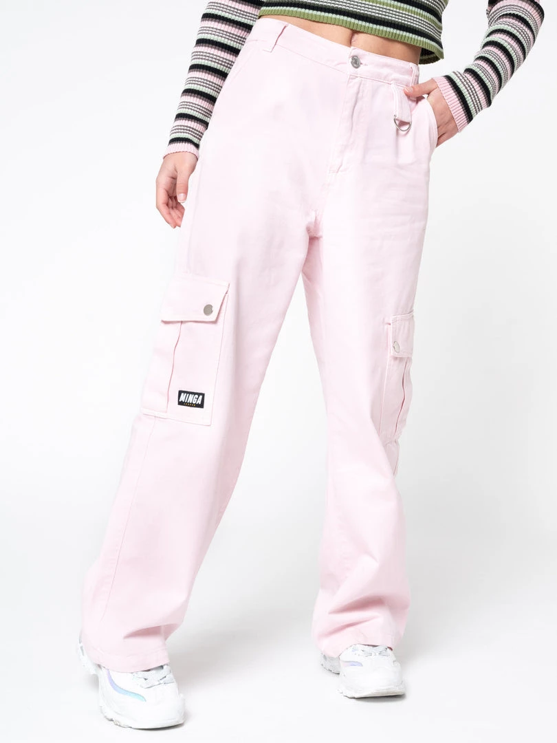 Minga London Powder Pink Utility Trousers