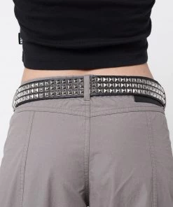 Minga London Clothing Punk Girl Studded Buckle Belt
