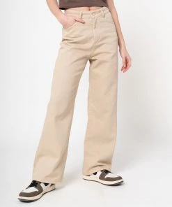 Minga London Clothing Sand Beige Wide Leg Pants