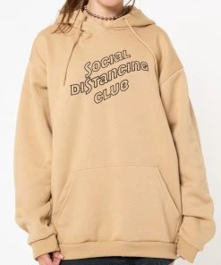 Minga London Social Distancing Club Hoodie Clothing