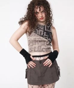 Minga London Unreal Patchwork Vest Top